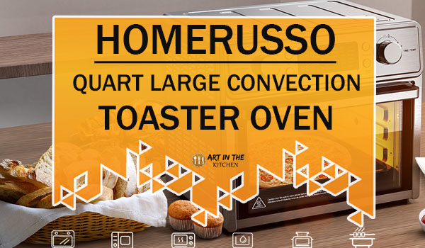 HomeRusso Quart Large Convection Toaster Oven